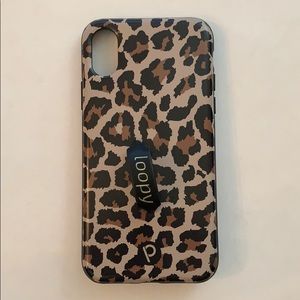 IPhone X/XS Leopard Loopy Case